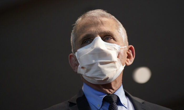 Dr. Anthony Fauci, director of the National Institute of Allergy and Infectious Diseases, said that despite falling rates, the virus can bounce back. (Patrick Semansky/Pool/Getty Images)