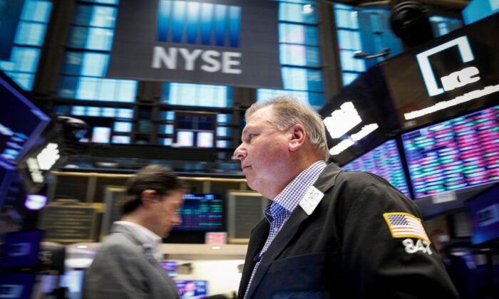 Traders enactment    connected  the level  of the New York Stock Exchange (NYSE) successful  New York City connected  Oct. 27, 2021. (Brendan McDermid/Reuters)
