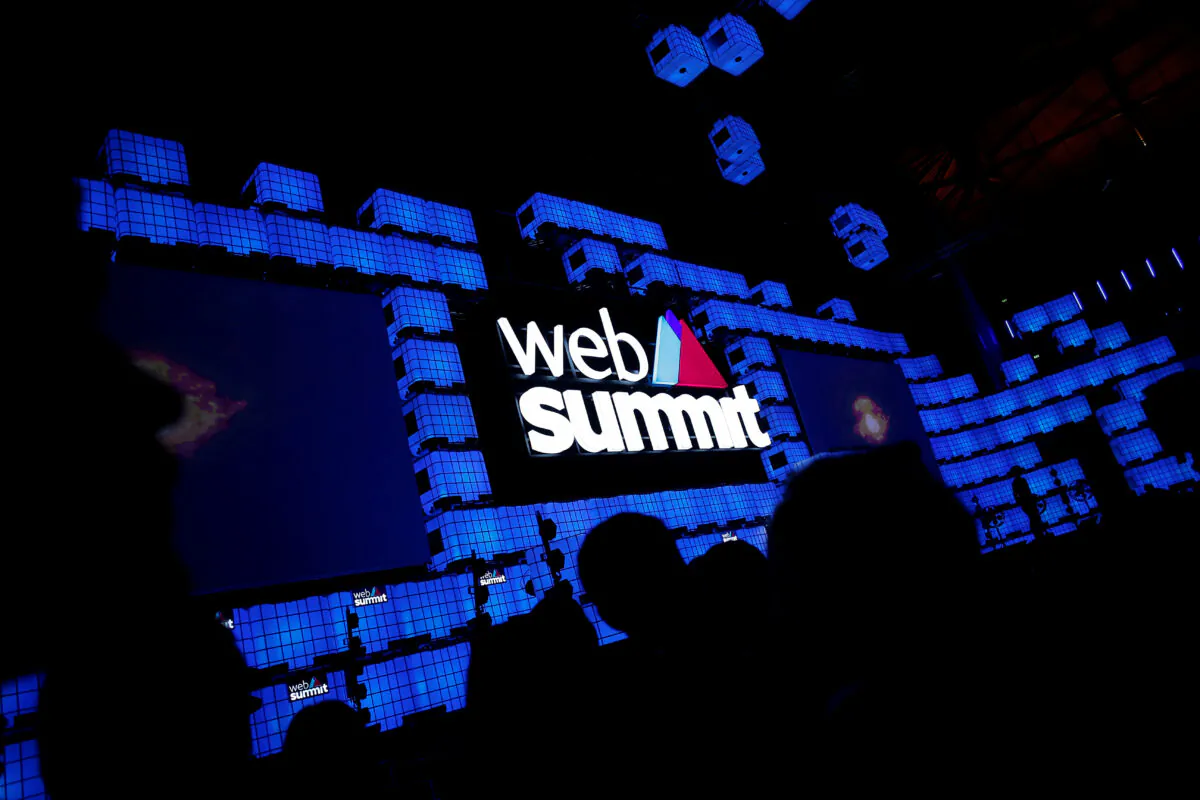 General view of the center stage of Web Summit, Europe's biggest tech conference, in Lisbon, Portugal, on Nov. 5, 2018. (Pedro Nunes/Reuters)