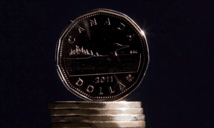 Canadian one-dollar coins are pictured in a file photo. (The Canadian Press/Jonathan Hayward)