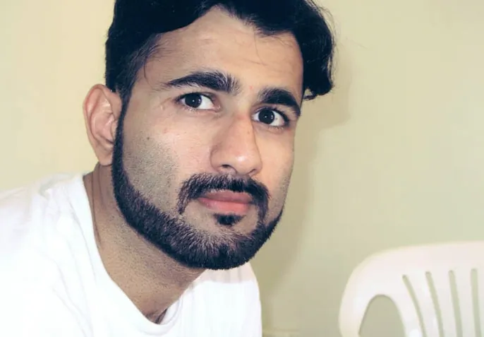 Majid Khan in 2018. (Center for Constitutional Rights via AP)