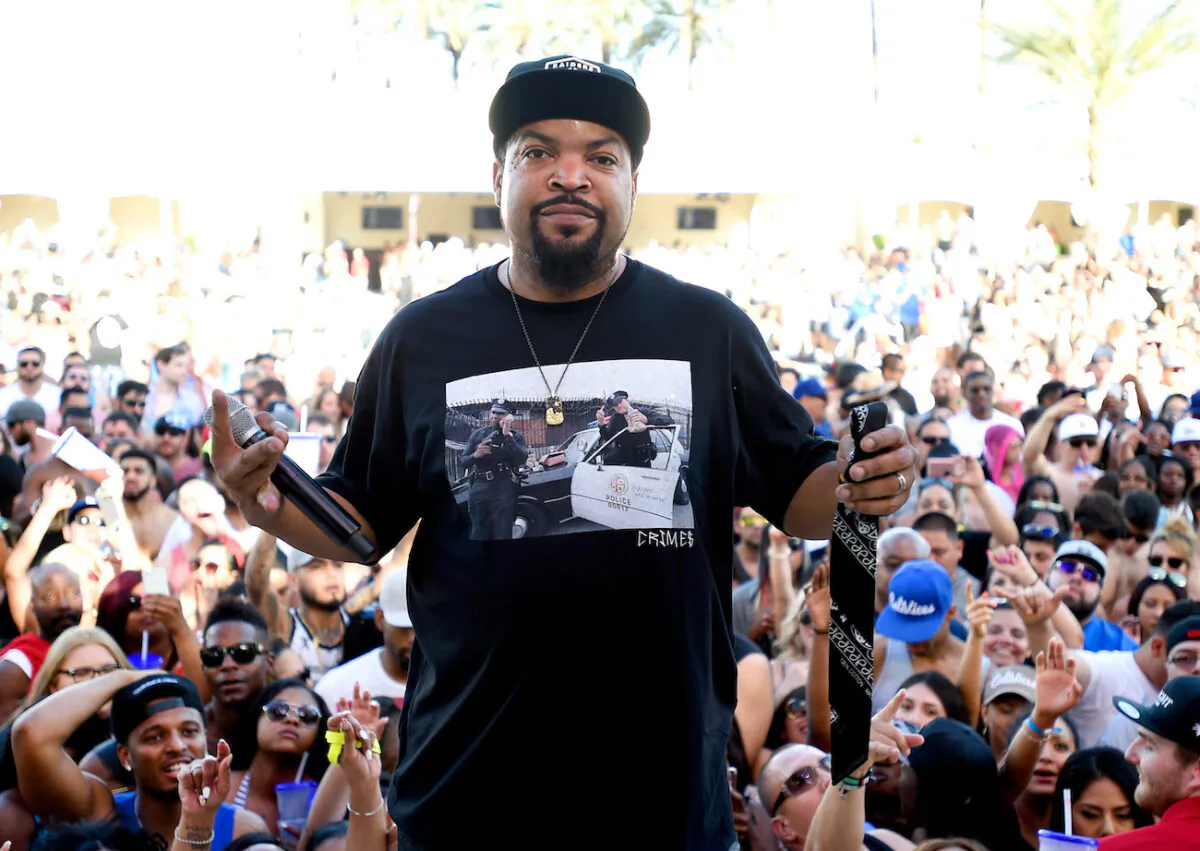 Rapper Ice Cube attends Daylight Beach Club at the Mandalay Bay Resort and Casino in Las Vegas, Nev., on May 6, 2017. (David Becker/Getty Images for Daylight Beach Club)