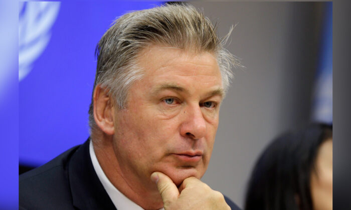 Alec Baldwin attends a news conference at U.N. headquarters in New York on Sept. 21, 2015. (Seth Wenig/AP Photo)
