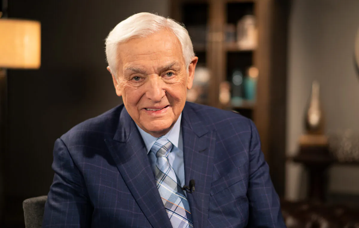 Dr. David Jeremiah, founder of Turning Point for God, in southern California on Oct. 29, 2021. (Jack Wang/The Epoch Times) 