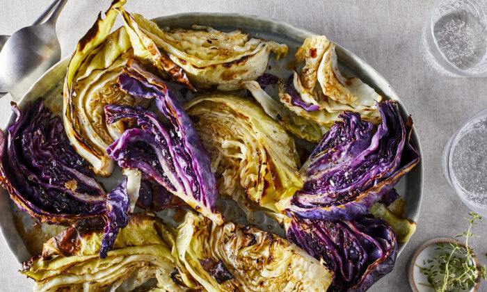 Roasted cabbage is easy to prepare. (Jennifer Causey/TNS)