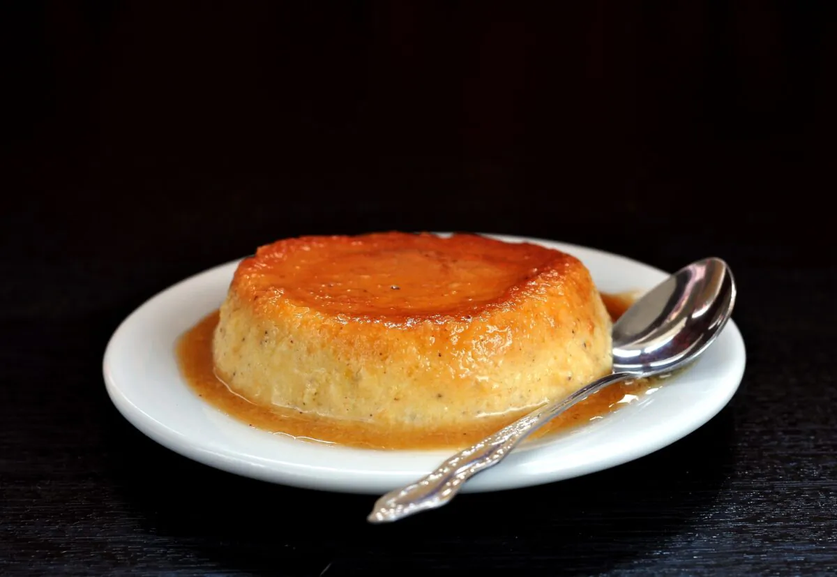 This flan has all the is a bit lighter than the usual pies and rich desserts we associate with holiday indulgence. (.Dreamstime/TNS )