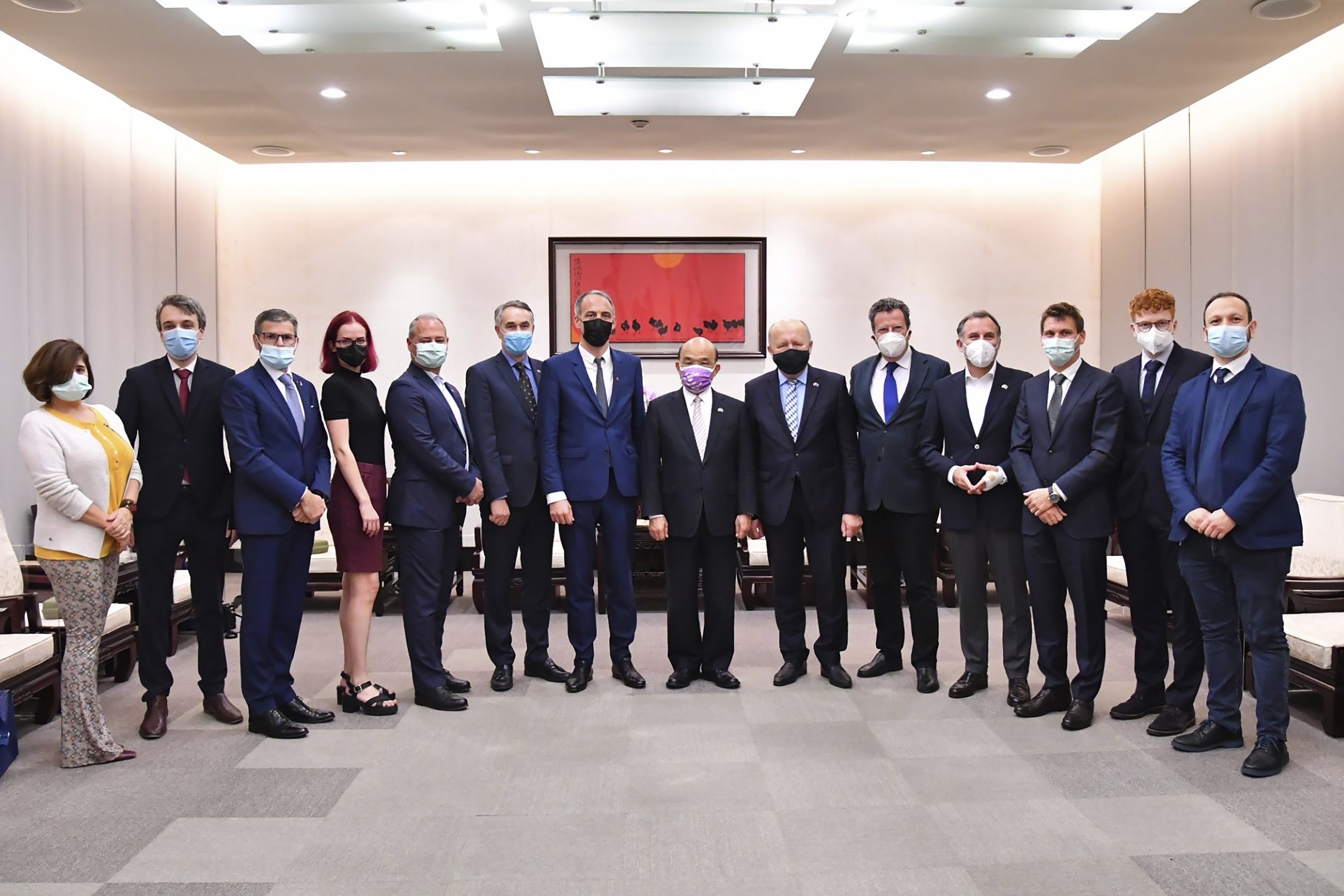 EU Lawmakers Meet Taiwan Premier in First Official Visit - Vimarsana News