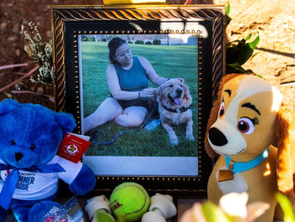 Tina Tintor and dog