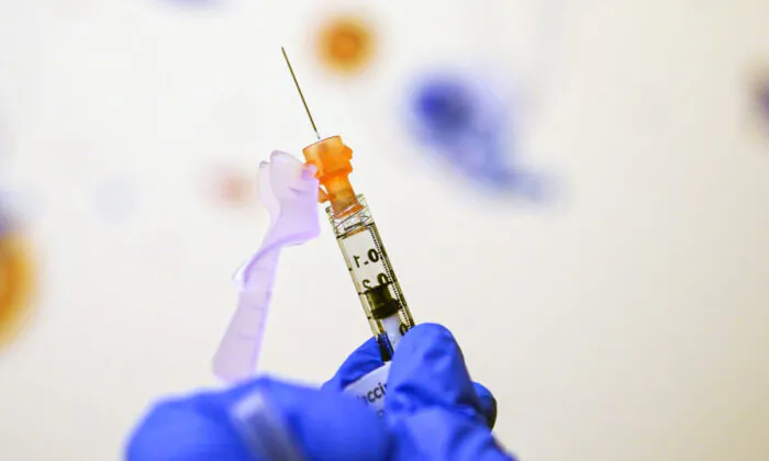 A child's dose of Pfizer's COVID-19 vaccine is seen in Washington, on Nov. 3, 2021. (Carolyn Kaster/AP Photo)