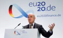 Euro Zone Inflation Will Come Down Even If More Slowly, ECB’s de Guindos Says