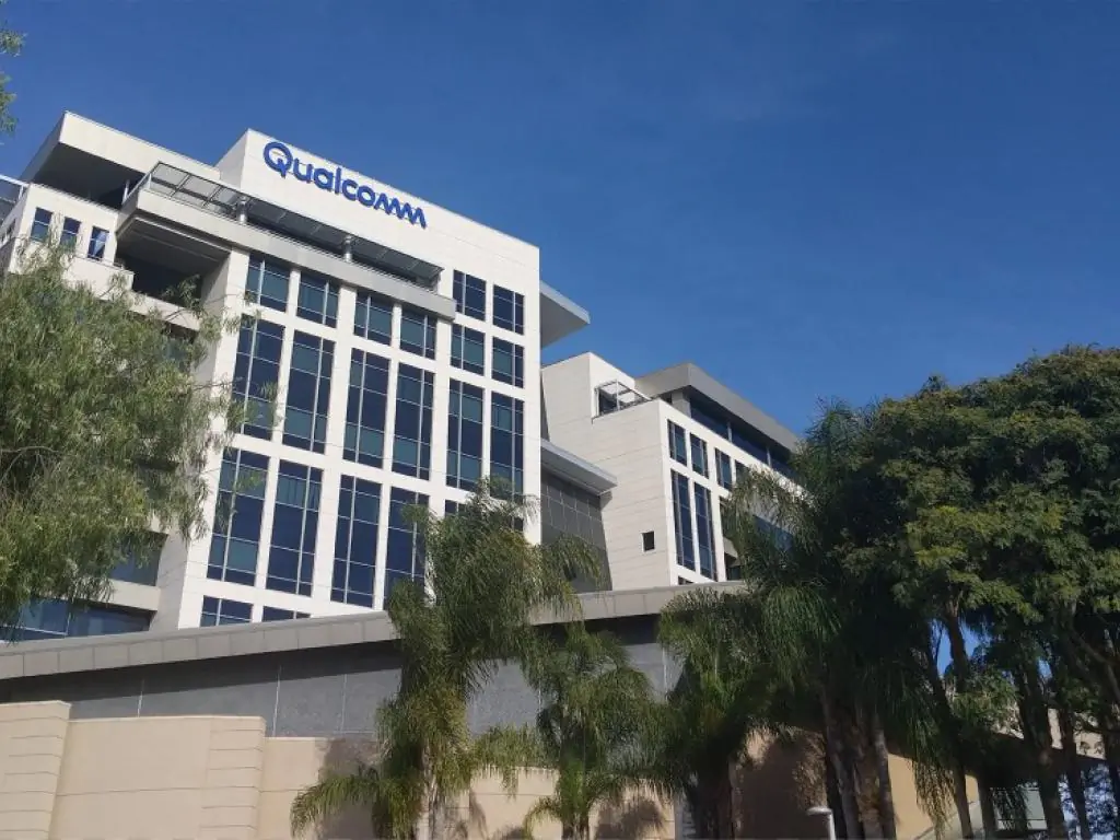 Qualcomm logo is seen on this photo. (Courtesy of Qualcomm/Benzinga)