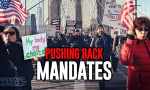 ‘I Feel Like This Is a Resurgence of Slavery’: NYC Vaccine-Mandate Protester