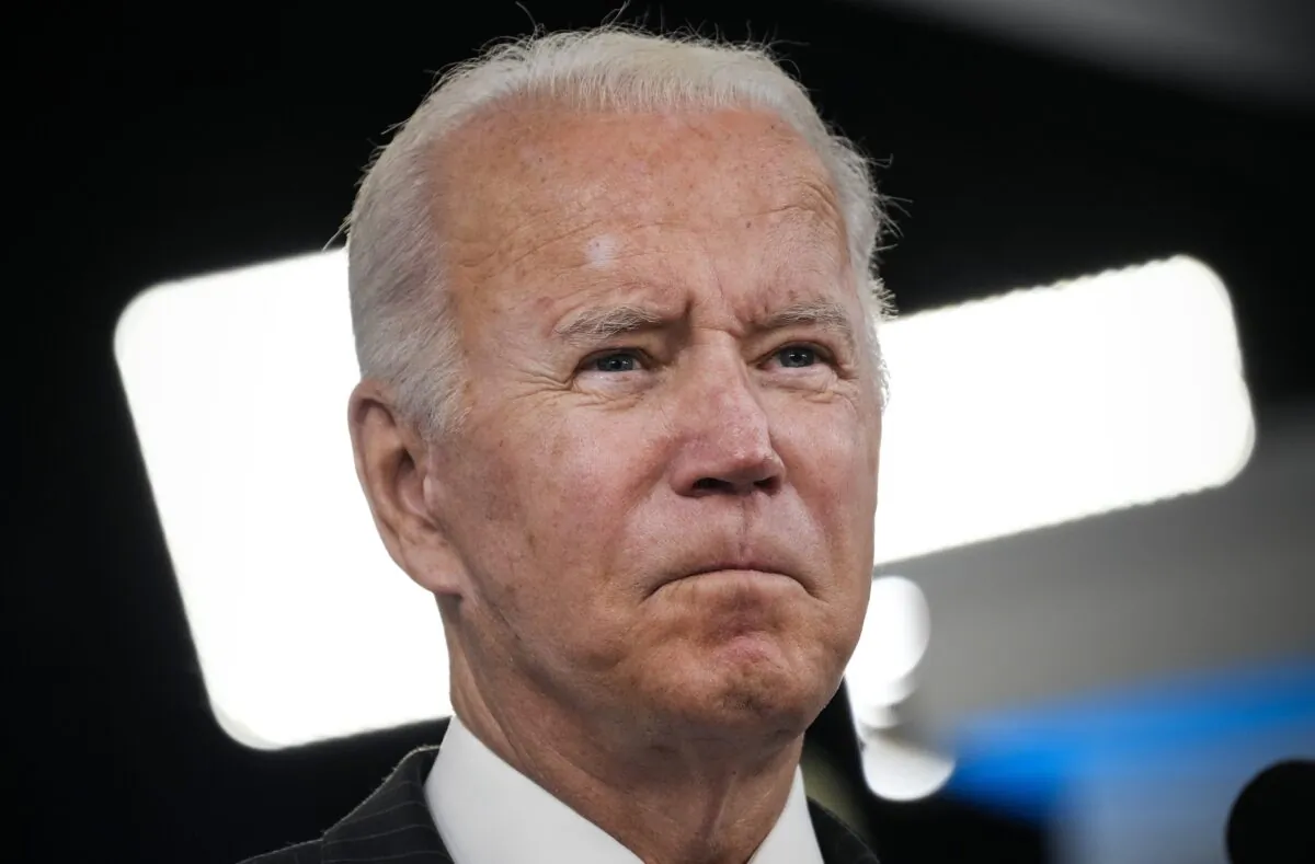 President Joe Biden is seen in Washington on Nov. 3, 2021. (Drew Angerer/Getty Images)