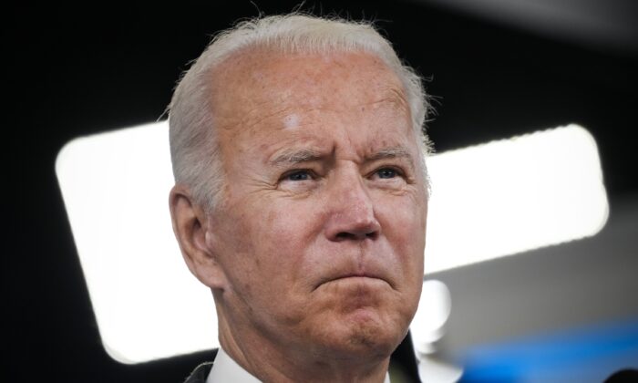 President Joe Biden is seen in Washington on Nov. 3, 2021. (Drew Angerer/Getty Images)