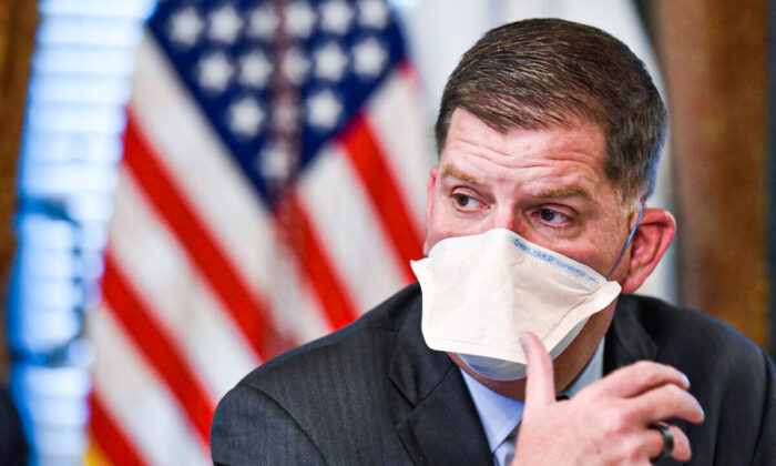 Labor Secretary Marty Walsh is seen in Washington in a file photograph. (Mandel Ngan/AFP via Getty Images)