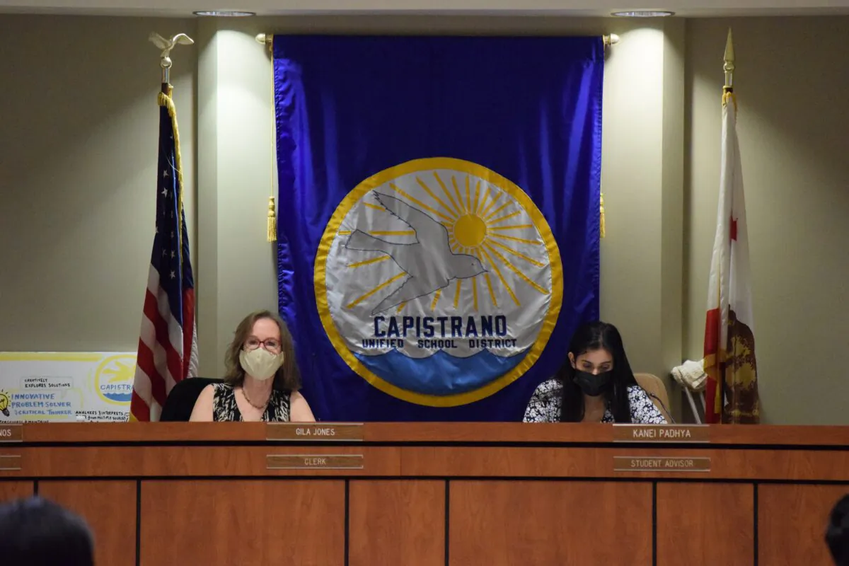 The Capistrano Unified School District in San Juan Capistrano, Calif., on Nov. 3, 2021. (Brandon Drey/The Epoch Times)