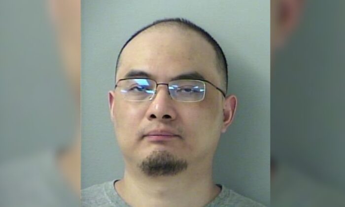 Xu Yanjun in a photo taken shortly after his arrest. (Courtesy of Butler County Jail)