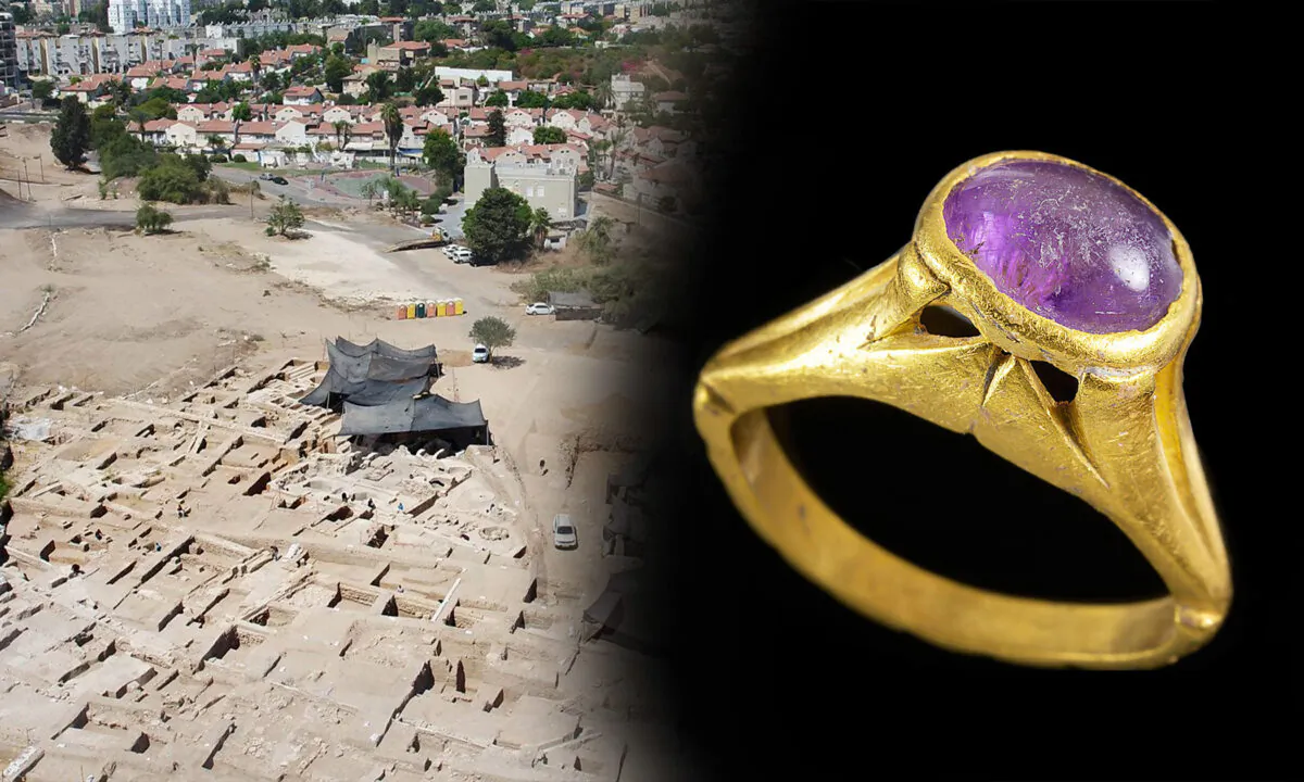 Left: (Courtesy of Assaf Peretz/Israel Antiquities Authority); Right(Courtesy of Dafna Gazit/Israel Antiquities Authority)
