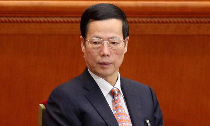 China's Vice Premier Zhang Gaoli attends the sixth plenary meeting of the National People's Congress at the Great Hall of the People in Beijing, on March 16, 2013. (Feng Li/Getty Images)