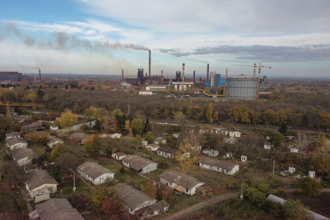 A general view of the Chinese-owned HBIS Serbia steel mill in the village of Radinac, near the city of Smederevo, Serbia, on Nov. 3, 2021. (Marko Djurica/Reuters)