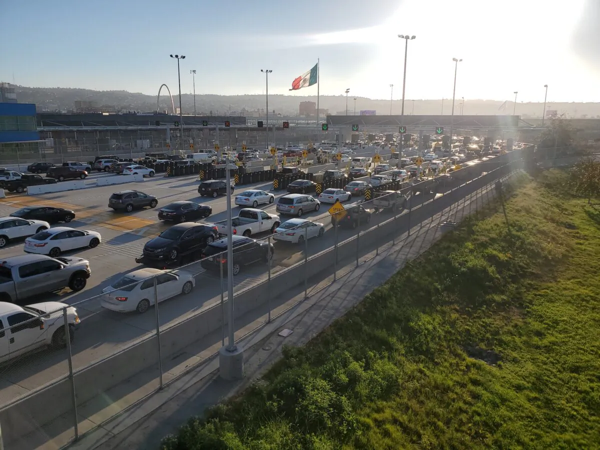 The San Ysidro Port of Entry in San Diego on Nov. 8, 2021. (Darvin Bothe/The Epoch Times)
