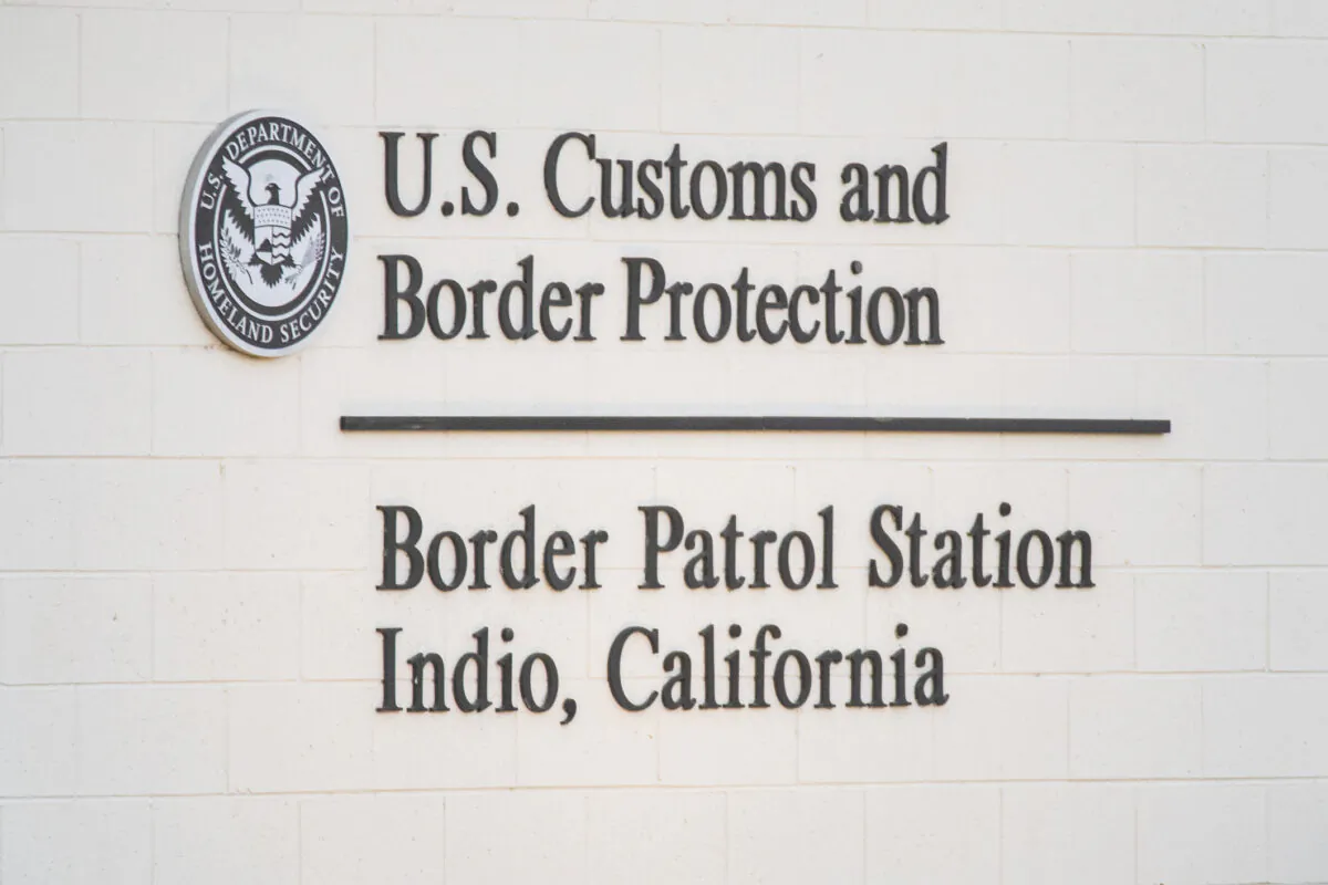 U.S Customs and Border Protection Border Patrol Station Indio in Indio, Calif., on Oct. 18, 2021. (John Fredricks/The Epoch Times)