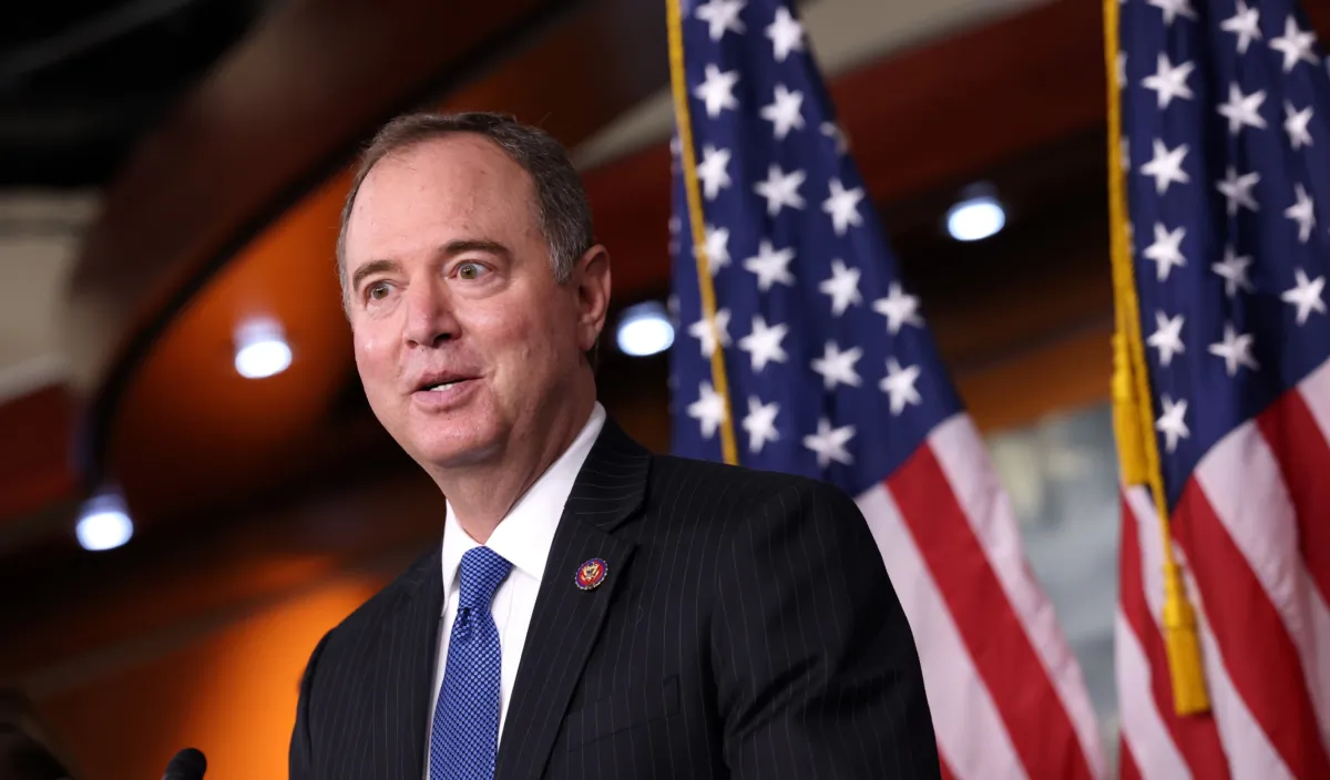 Rep. Adam Schiff (D-Calif.) is seen in Washington on Sept. 21, 2021. (Kevin Dietsch/Getty Images)
