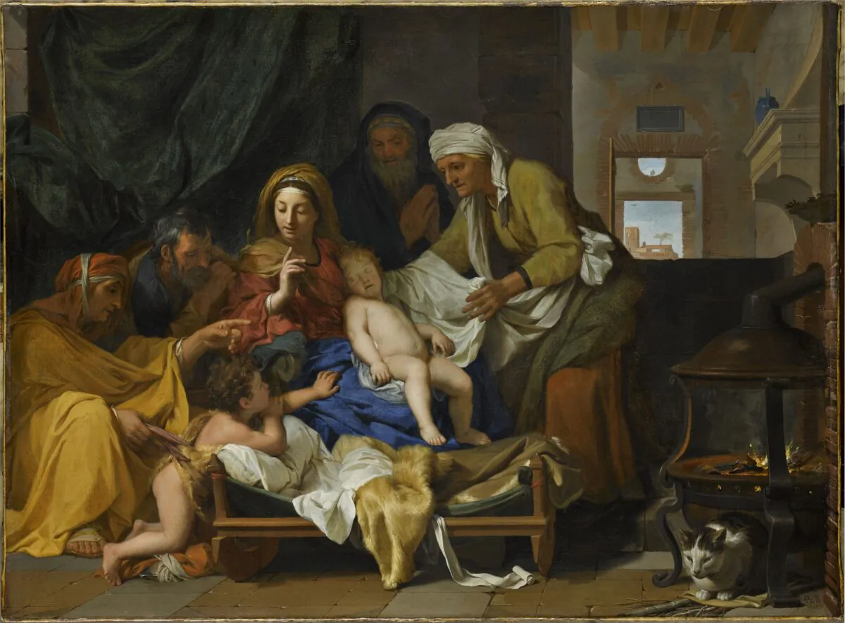 "The Sleeping Christ," 1655, by Charles Le Brun. Oil on canvas; 34 1/4 inches by 46 1/2 inches. Musée du Louvre, Paris. (Musée du Louvre, Dist. RMN-Grand Palais/Franck Raux/Art Resource, NY)
