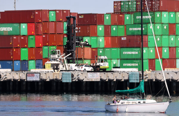 port shipping containers