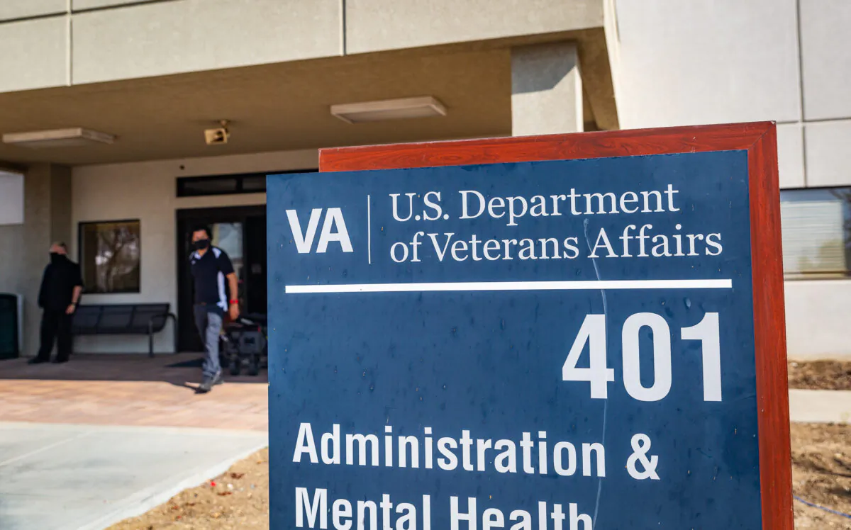 A Veterans Affairs facility in Los Angeles, Calif., on Nov. 10, 2021. (John Fredricks/The Epoch Times)