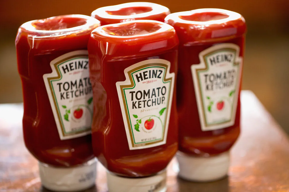 In this photo illustration, Heinz Tomato Ketchup is shown in Chicago, Ill., on March 25, 2015. (Scott Olson/Getty Images)