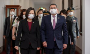 ‘We Are Real Friends,’ Honduran President Says on 4th Visit to Taiwan Before Leaving Office