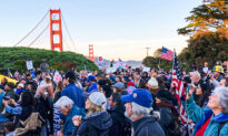 Hundreds Protest Near Golden Gate Bridge Against Vaccine Mandates