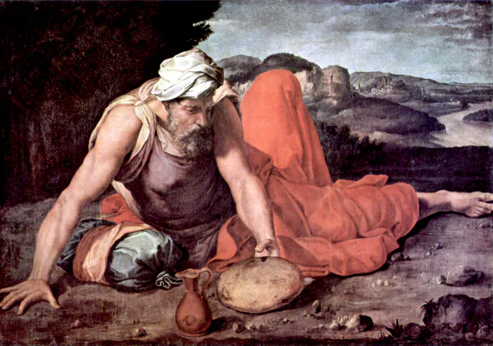 “Prophet Elijah on Mount Horeb,” 1550-1560, by Daniele da Volterra. Collection of Pannocchieschi d'Elci, Siena, Italy. (PD-US)