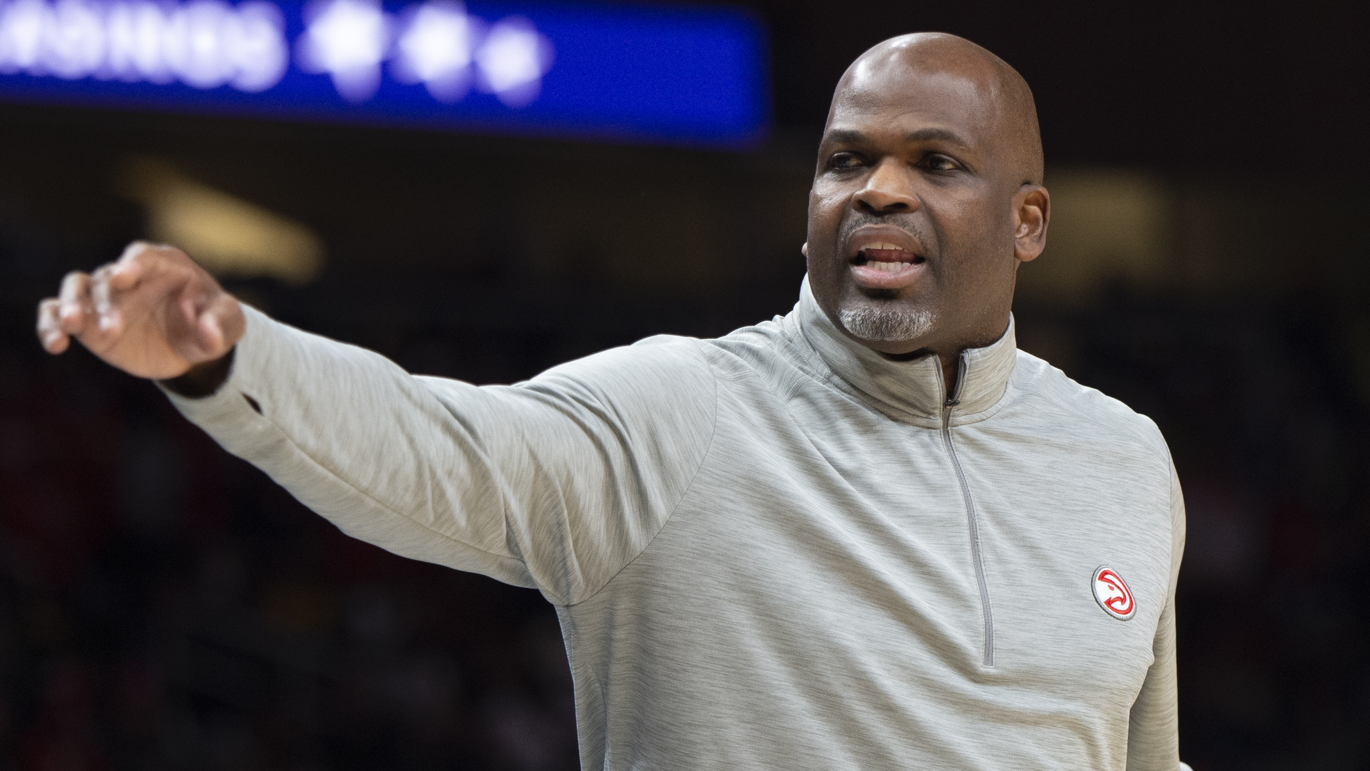 Atlanta Hawks head coach Nate McMillan