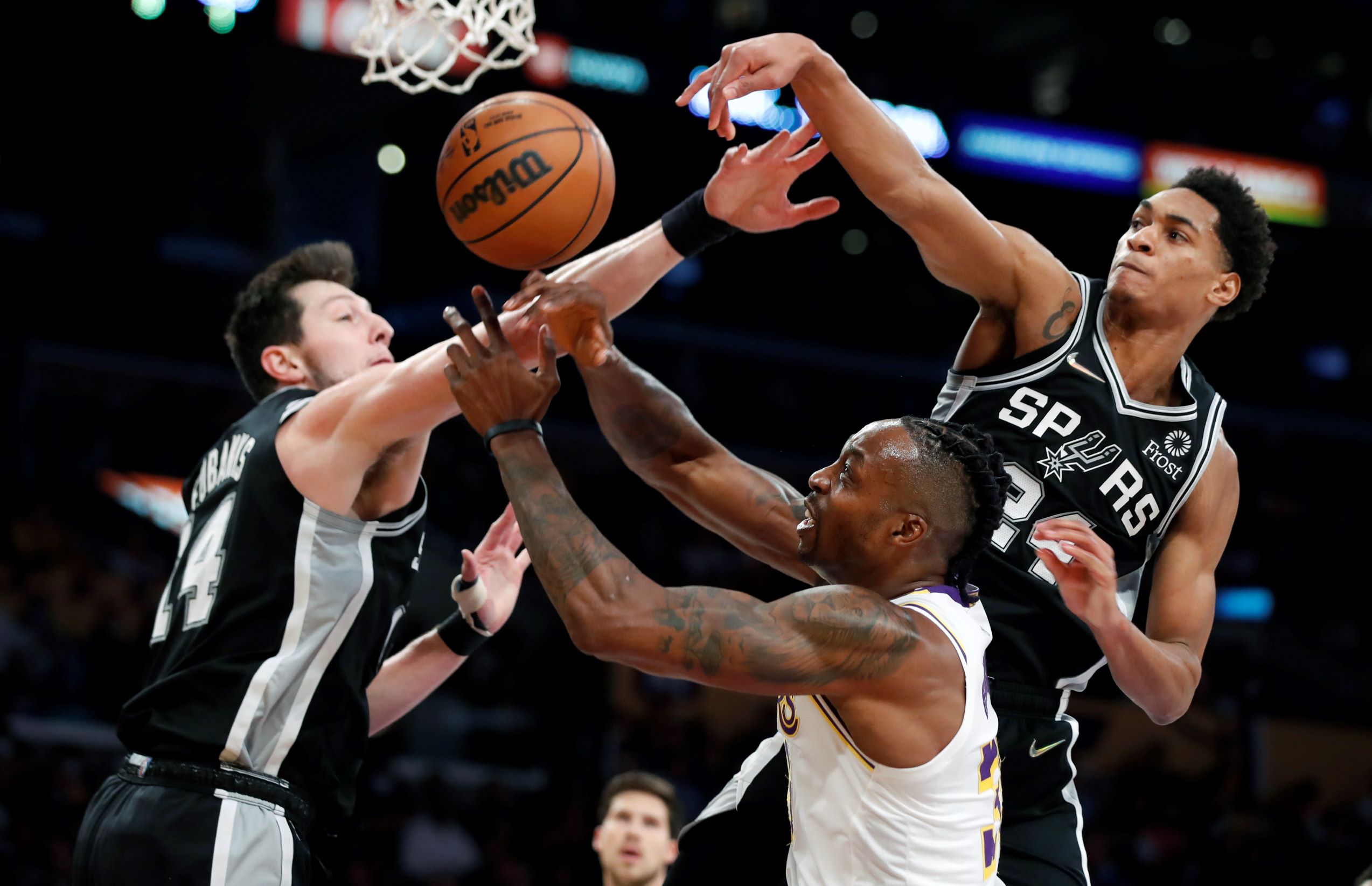 NBA basketball game in Los Angeles