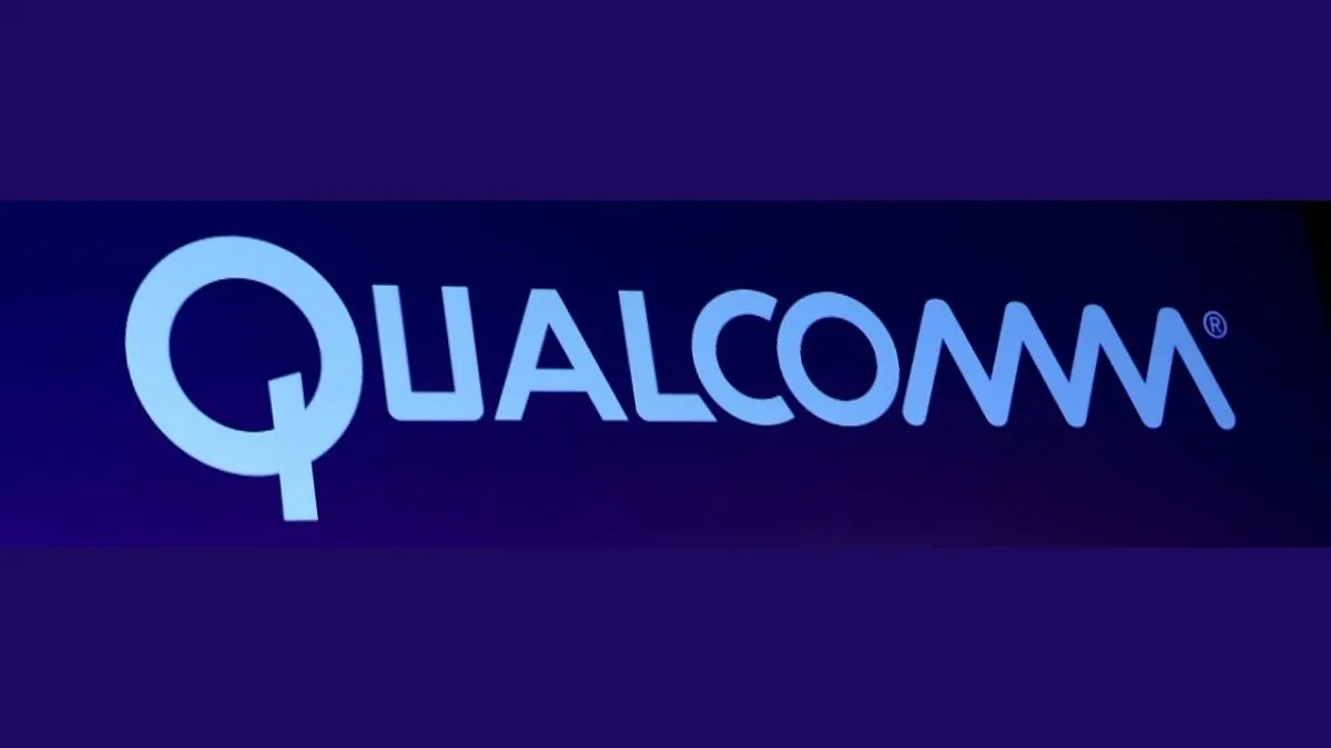 A Qualcomm logo is seen during a press event at the Mandalay Bay Convention Center in Las Vegas, on Jan. 6, 2014. (Justin Sullivan/Getty Images)