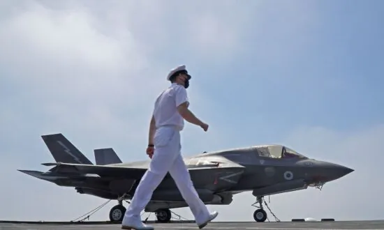 British F-35 Jet Crashes Into Mediterranean