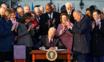 Biden Signs $1.2 Trillion Infrastructure Bill in Bipartisan Ceremony