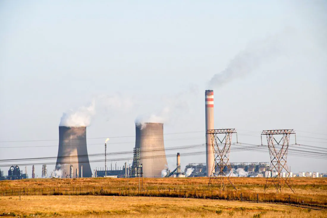 A coal-fired power station in Mpumalanga, South Africa. Energy analysts say the country's national electricity regulator, Eskom, is on the brink of collapse as the nation endures lengthy blackouts. (Eskom)

