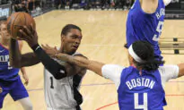 George Scores 34, Clippers School Young Spurs 106–92