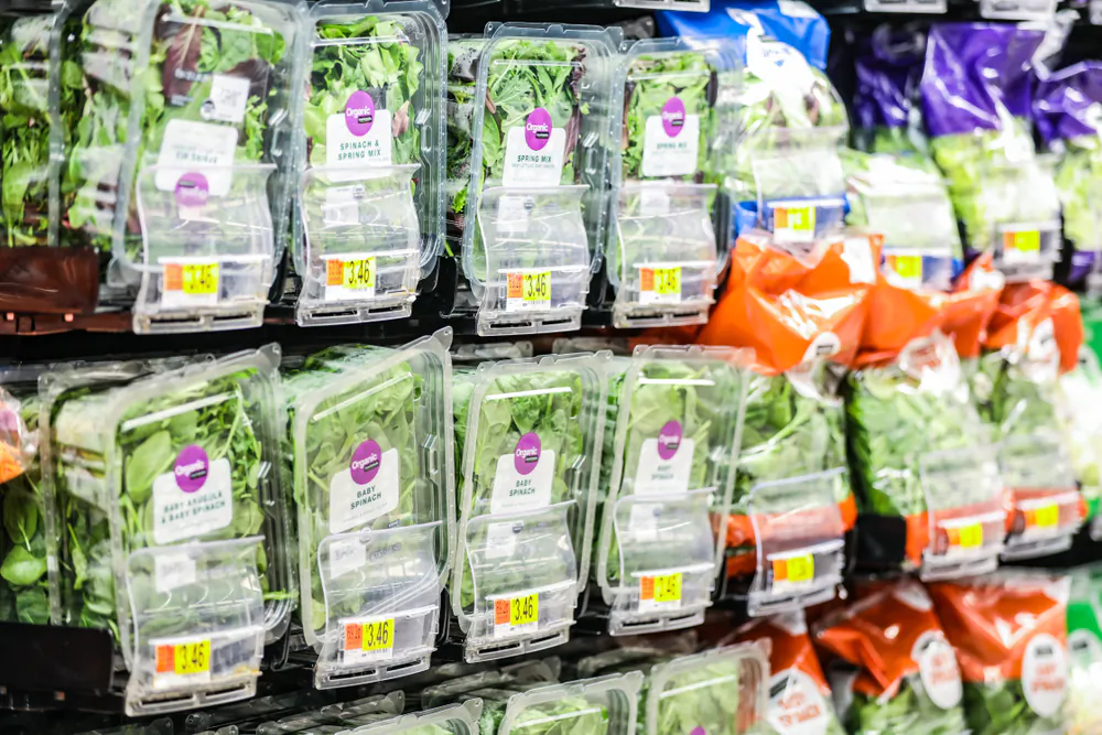 Bagged salads are convenient and so easy to grab and go. But are they worth it? (RYO Alexandre/Shutterstock)