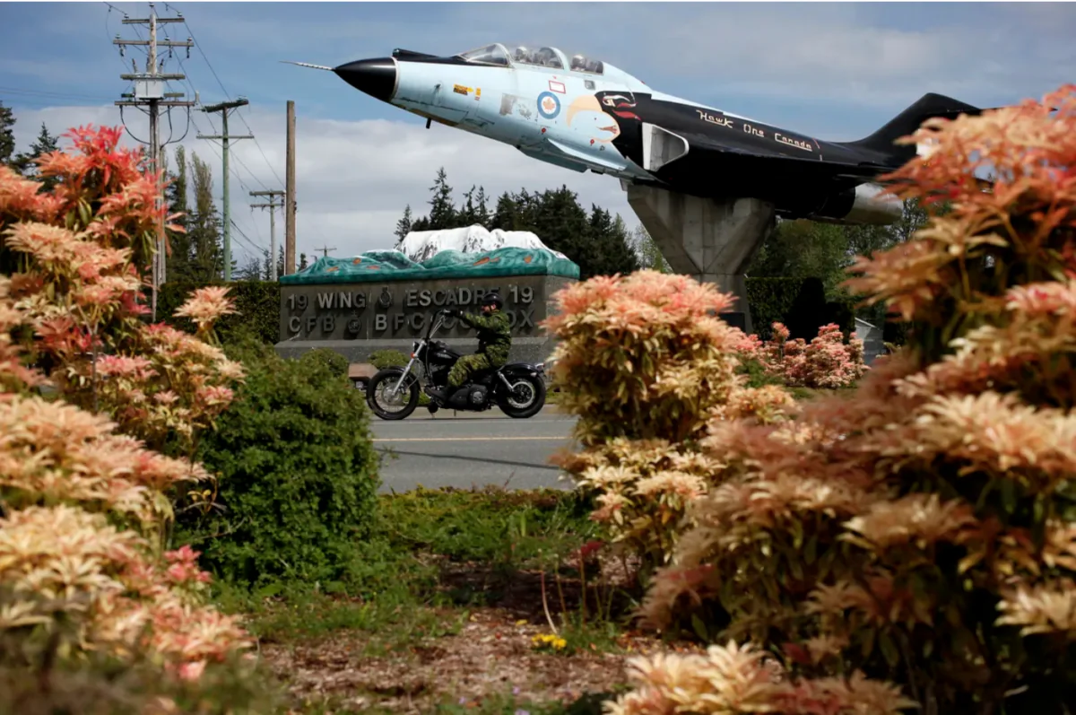 CFB Comox, B.C., on May 12, 2017. (The Globe And Mail/chad Hipolito)