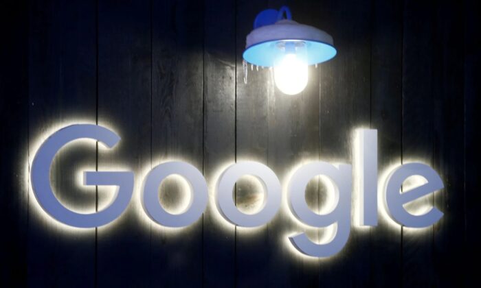 logo of Google is seen in Davos, Switzerland, on Jan. 20, 2020. (Arnd Wiegmann/Reuters)