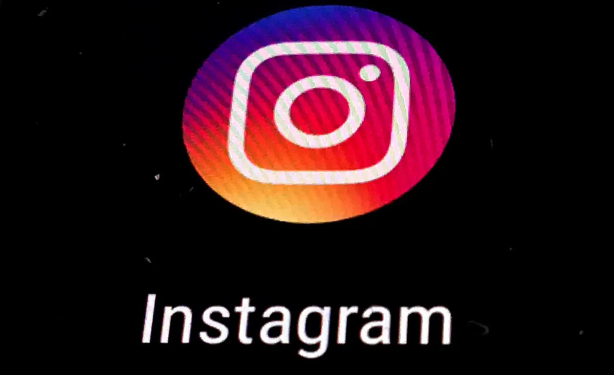 The Instagram app logo on a mobile screen in Los Angeles, on Nov. 29, 2018. (Damian Dovarganes/AP Photo)