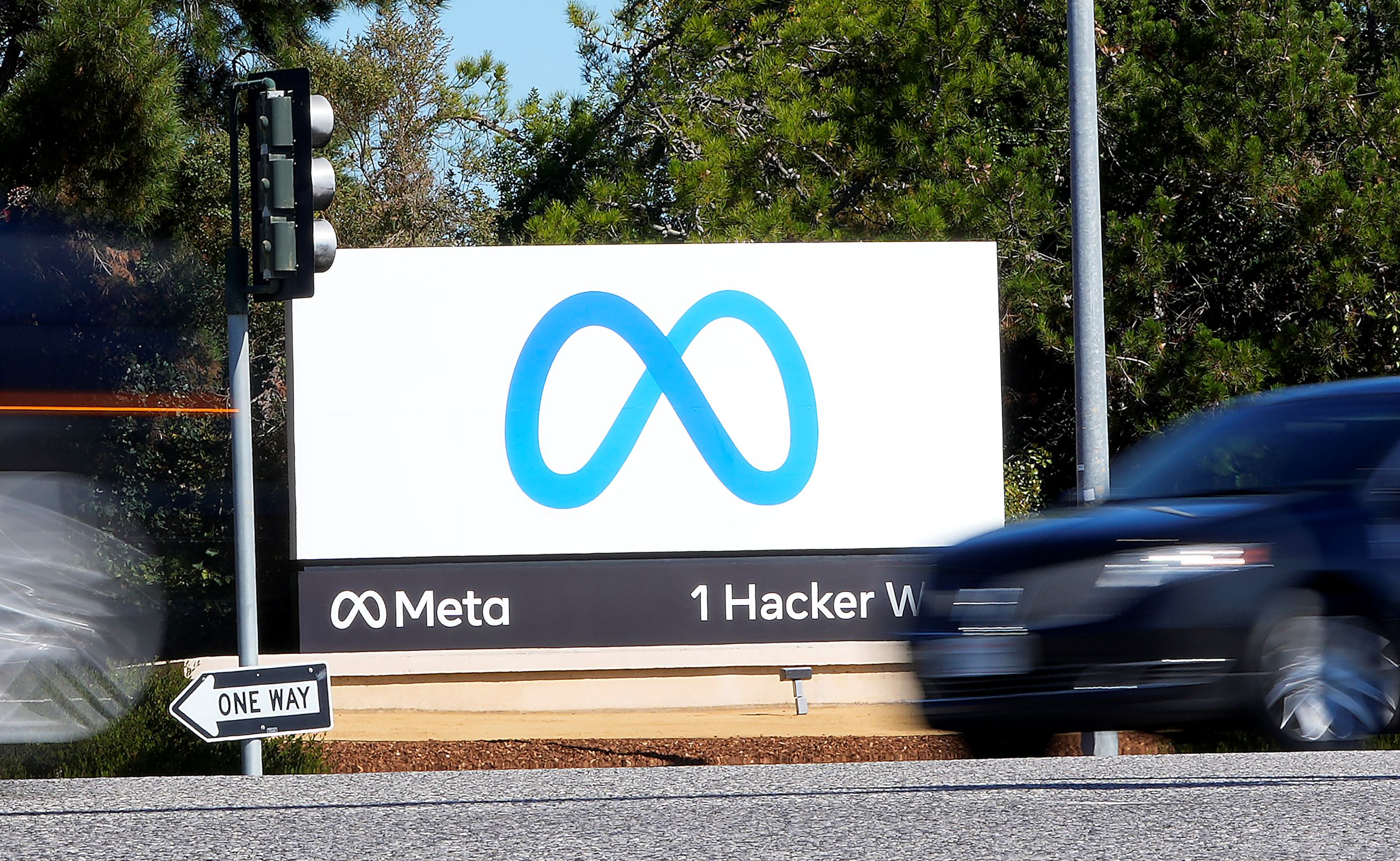 Facebook unveiled their new Meta sign