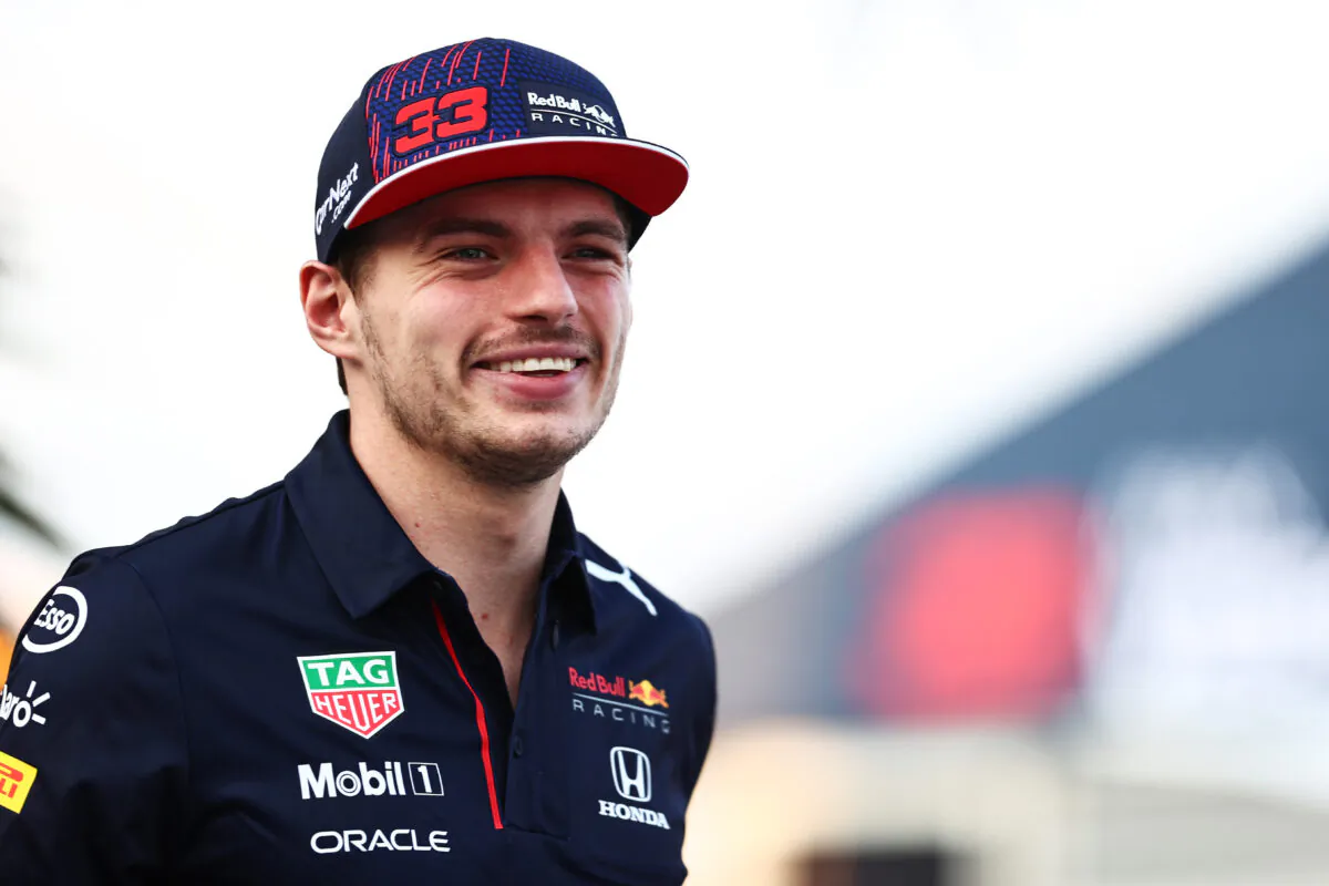 Max Verstappen of Netherlands and Red Bull Racing looks on in the Paddock during previews ahead of the F1 Grand Prix of Qatar at Losail International Circuit in Doha, Qatar on Nov. 18, 2021. (Mark Thompson/Getty Images)