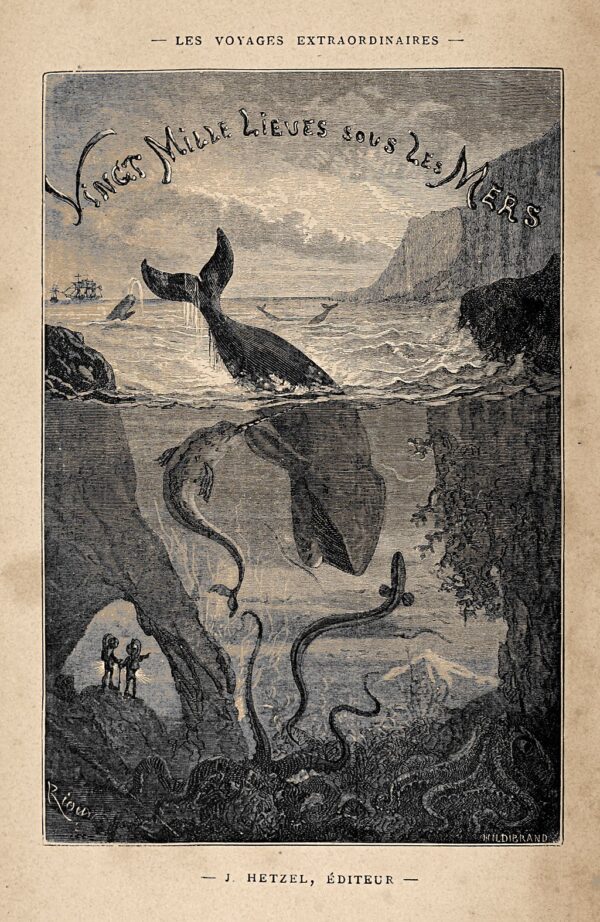 Frontispiece from “20,000 Leagues Under the Sea"