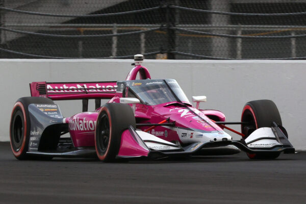 Alexander Rossi drives