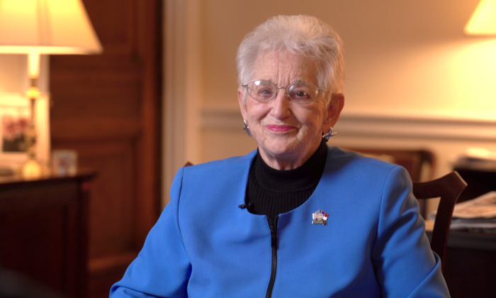 In this image from video, Rep. Virginia Foxx (R-N.C.) speaks to NTD in Washington during an undated interview. (The Epoch Times via NTD)